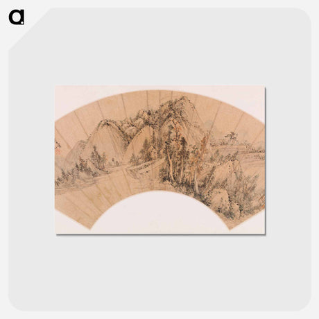 アートポストカード-Fan–Mountain Landscape
 - バーンズ・コレクション Postcard.