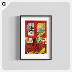 アートポスター-Large Red Interior - アンリ マティス Poster.