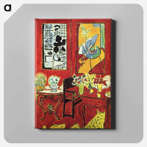 アートパネル-Large Red Interior - アンリ マティス Canvas.