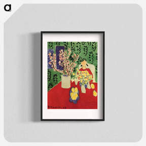 アートポスター-Plum Blossoms, Green Background - アンリ マティス Poster.