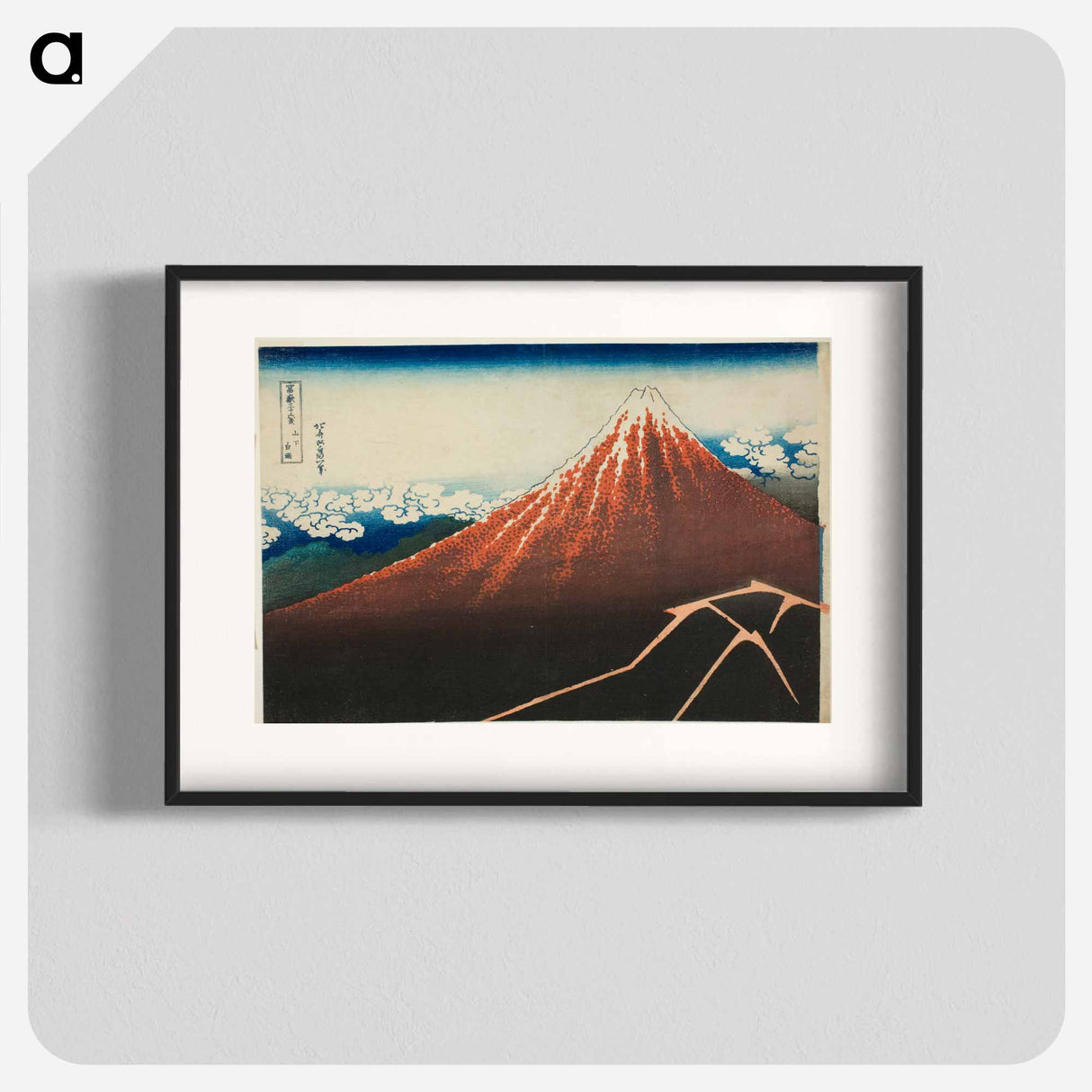 Hokusai's Thirty-six Views of Mount Fuji - 葛飾 北斎 Poster.