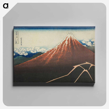 アートパネル-Hokusai's Thirty-six Views of Mount Fuji - 葛飾 北斎 Canvas.