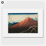 Hokusai's Thirty-six Views of Mount Fuji - 葛飾 北斎 Poster.