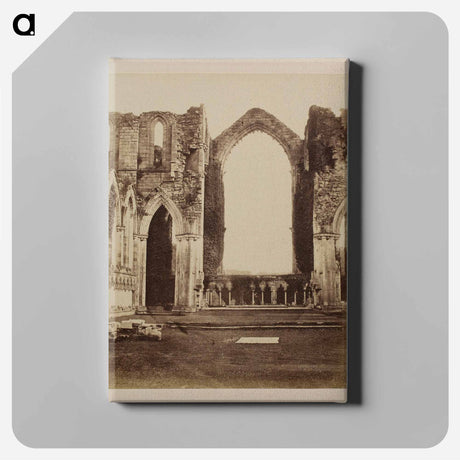 アートパネル-Nave of Fountains Abbey
 - セントルイス美術館 Canvas.