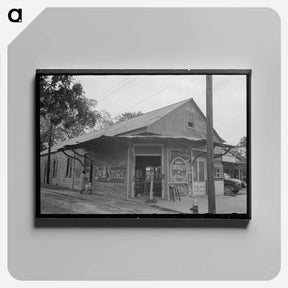 アートパネル-Migrant Camp Under Construction
 - ラッセル リー Canvas.