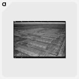 アートポストカード-Migrant Camp Under Construction
 - ラッセル リー Postcard.