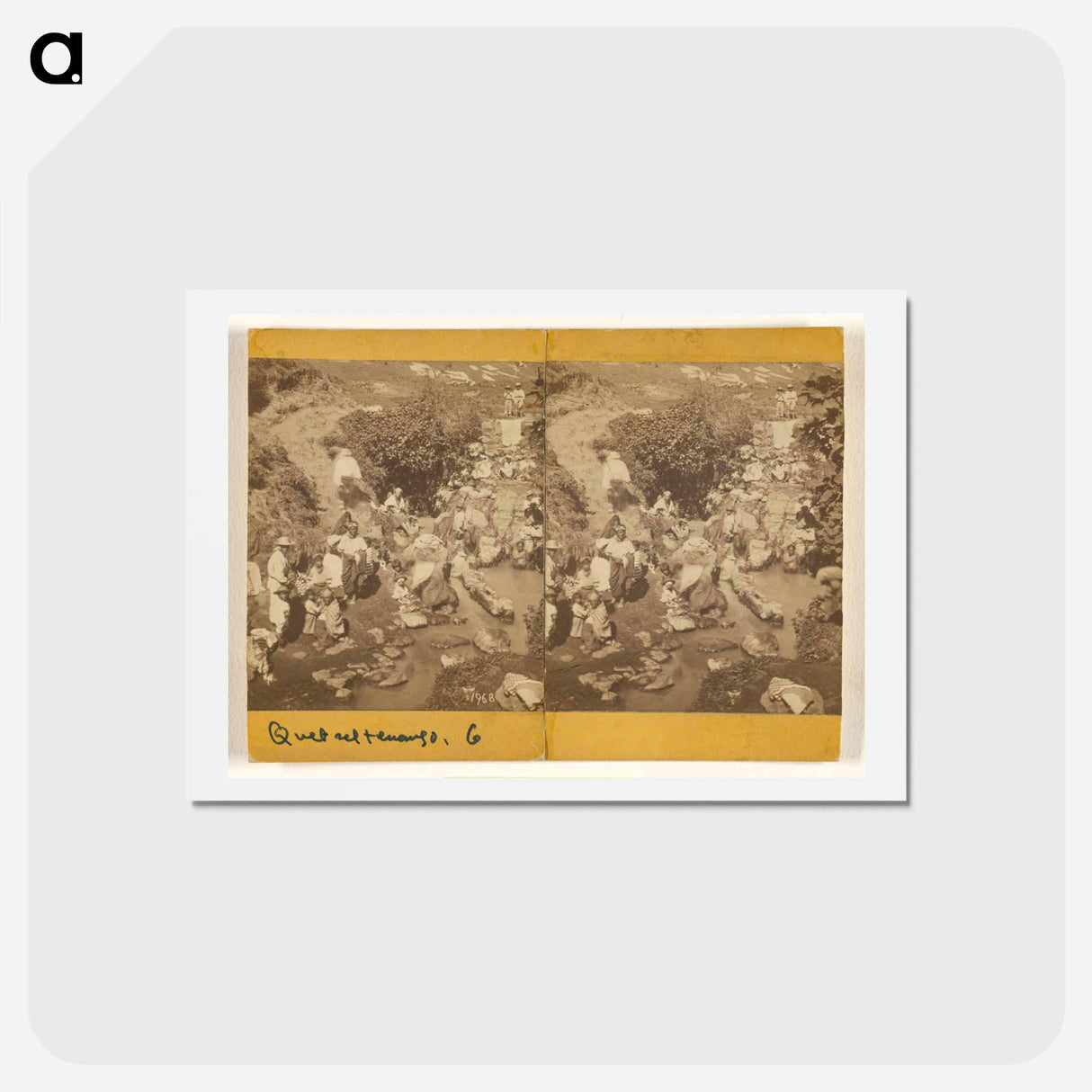 アートポストカード-Baths of Amolongo
 - エドワード マイブリッジ Postcard.