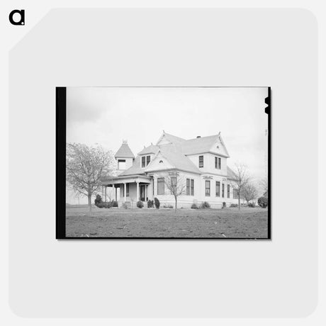アートポストカード-Travis County Farmhouse
 - ラッセル リー Postcard.