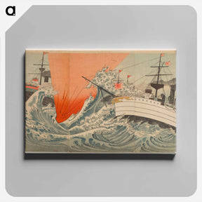 アートパネル-Attack at the Entrance to Port Arthur
 - セントルイス美術館 Canvas.