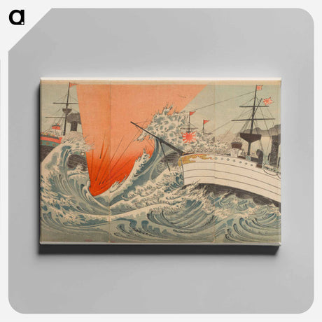 アートパネル-Attack at the Entrance to Port Arthur
 - セントルイス美術館 Canvas.