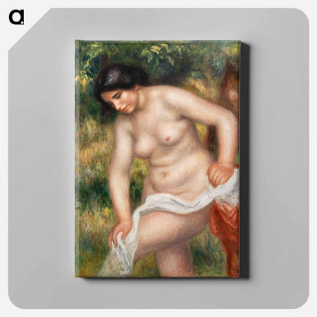 アートパネル-Bather Drying Herself
 - バーンズ・コレクション Canvas.