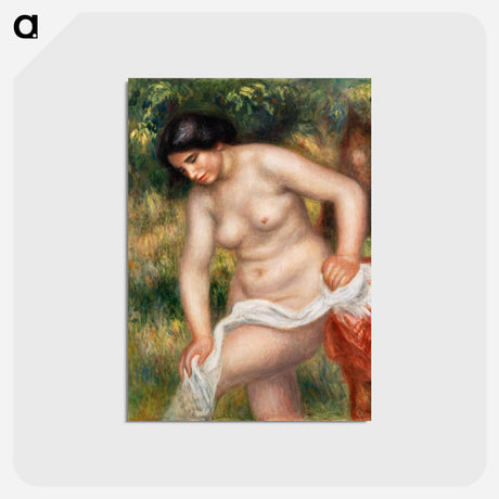 アートポストカード-Bather Drying Herself
 - バーンズ・コレクション Postcard.