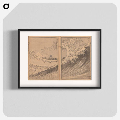 アートポスター-Hokusai's One Hundred Views of Mount Fuji - 葛飾 北斎 Poster.