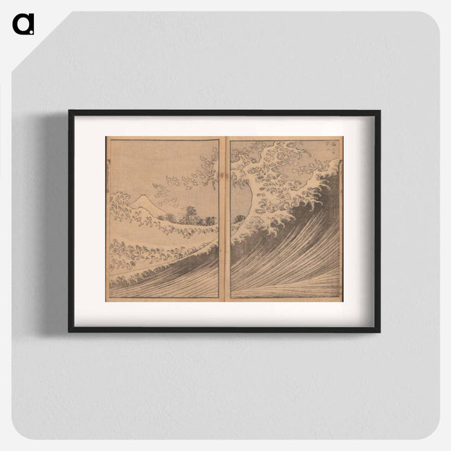 アートポスター-Hokusai's One Hundred Views of Mount Fuji - 葛飾 北斎 Poster.
