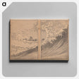 アートパネル-Hokusai's One Hundred Views of Mount Fuji - 葛飾 北斎 Canvas.