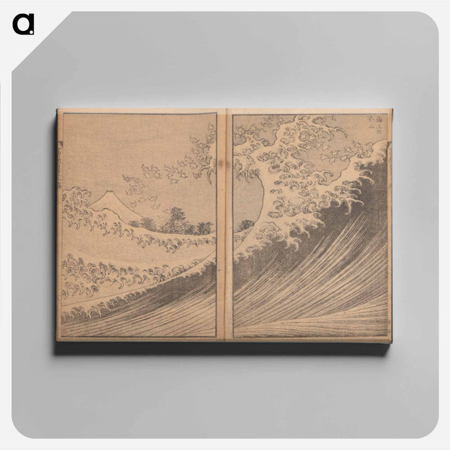 アートパネル-Hokusai's One Hundred Views of Mount Fuji - 葛飾 北斎 Canvas.