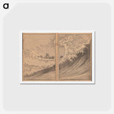 アートポストカード-Hokusai's One Hundred Views of Mount Fuji - 葛飾 北斎 Postcard.
