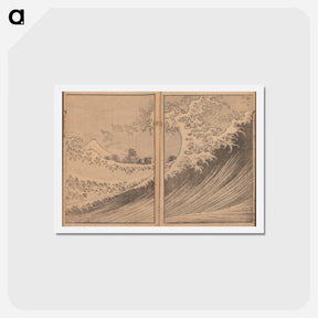 アートポストカード-Hokusai's One Hundred Views of Mount Fuji - 葛飾 北斎 Postcard.