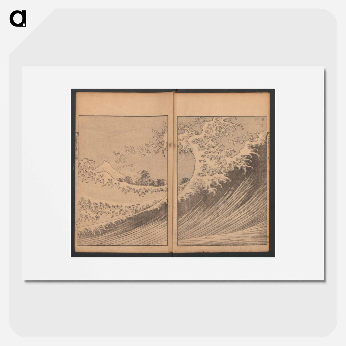 Hokusai's One Hundred Views of Mount Fuji - 葛飾 北斎 Poster.