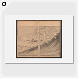 Hokusai's One Hundred Views of Mount Fuji - 葛飾 北斎 Poster.