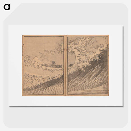 アートポスター-Hokusai's One Hundred Views of Mount Fuji - 葛飾 北斎 Poster.
