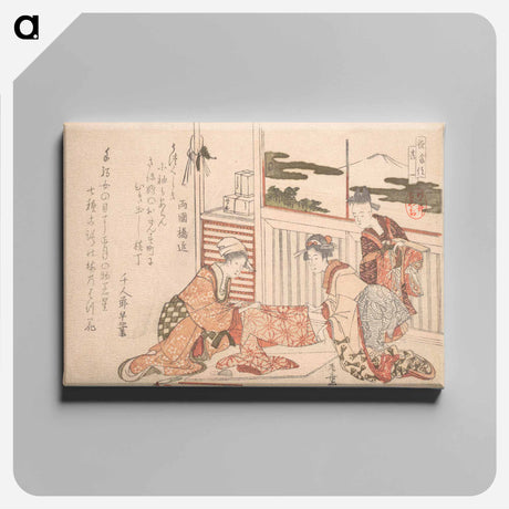 アートパネル-Attire - 葛飾 北斎 Canvas.