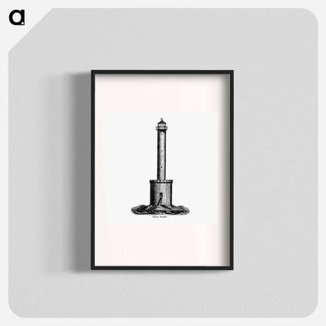 アートポスター-Great Basses from Circular relating to Lighthouses, Lightships, Buoys, and Beacons
 - 大英図書館 Poster.