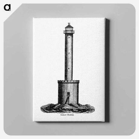 アートパネル-Great Basses from Circular relating to Lighthouses, Lightships, Buoys, and Beacons
 - 大英図書館 Canvas.