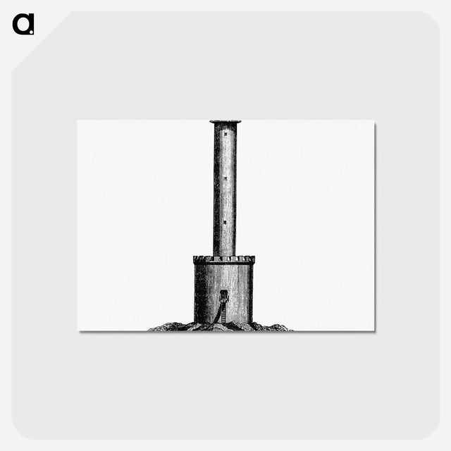 アートポストカード-Great Basses from Circular relating to Lighthouses, Lightships, Buoys, and Beacons
 - 大英図書館 Postcard.
