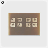 アートポストカード-Irregular Gait
 - エドワード マイブリッジ Postcard.