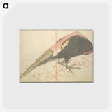 アートポストカード-A Realistic Sketchbook by Hokusai - 葛飾 北斎 Postcard.