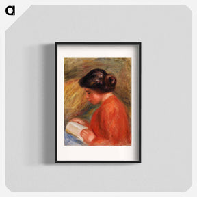 アートポスター-Young Woman Reading
 - バーンズ・コレクション Poster.