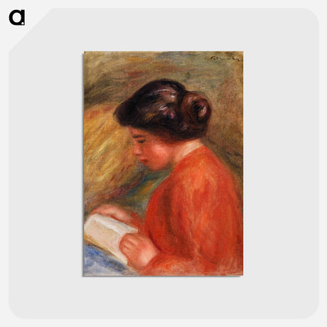 アートポストカード-Young Woman Reading
 - バーンズ・コレクション Postcard.