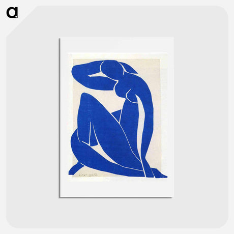 アートポストカード-Blue Nude II - アンリ マティス Postcard.
