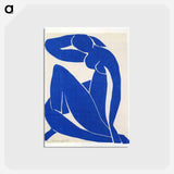 アートポストカード-Blue Nude II - アンリ マティス Postcard.