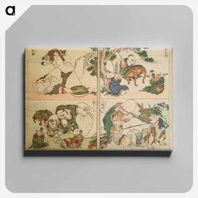 アートパネル-Perfect Pictures at a Glance - 葛飾 北斎 Canvas.