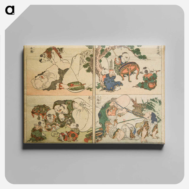 アートパネル-Perfect Pictures at a Glance - 葛飾 北斎 Canvas.