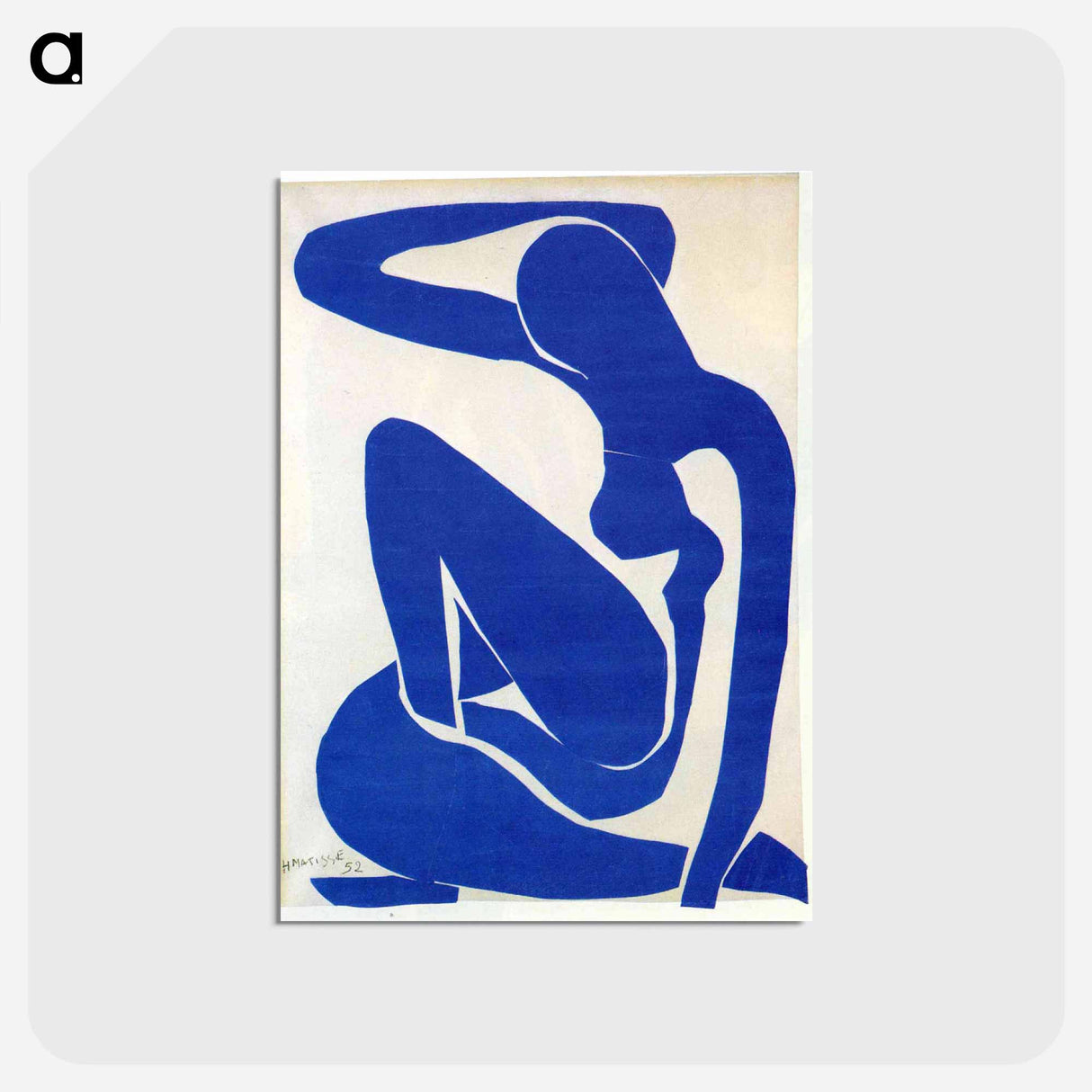 Blue Nude - アンリ マティス Postcard.