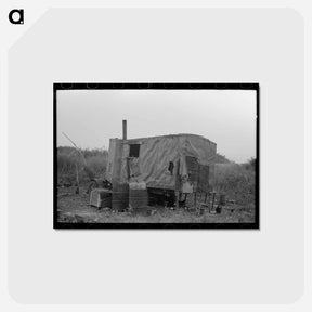 アートポストカード-Tin Town
 - ラッセル リー Postcard.