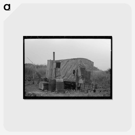 アートポストカード-Tin Town
 - ラッセル リー Postcard.