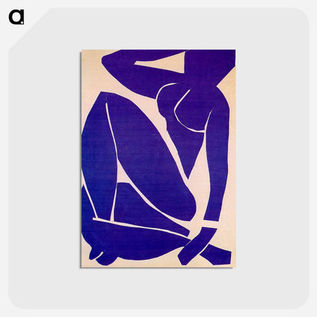 アートポストカード-Blue Nude III - アンリ マティス Postcard.