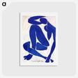 アートポストカード-Blue Nude IV - アンリ マティス Postcard.