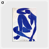 アートポストカード-Blue Nude IV - アンリ マティス Postcard.