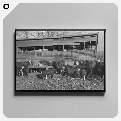 アートパネル-Garden in Jackson County
 - ラッセル リー Canvas.