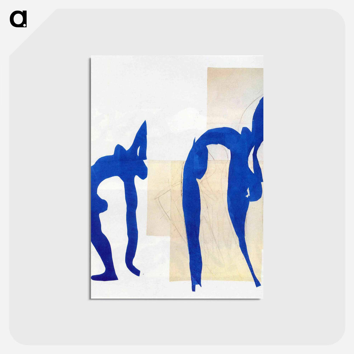 Blue Nudes - アンリ マティス Postcard.