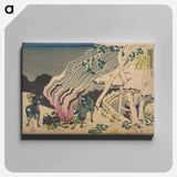 アートパネル-Minamoto no Muneyuki Ason - 葛飾 北斎 Canvas.