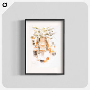 アートポスター-Bermuda: Houses Seen Through Trees
 - バーンズ・コレクション Poster.