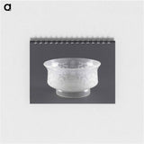 アートメモ帳-Bowl with Stylized Birds and Longevity Characters
 - セントルイス美術館 Memo.