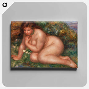 アートパネル-Bather Gazing at Herself in the Water
 - バーンズ・コレクション Canvas.