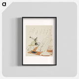 アートポスター-Hokusai's The Studio - 葛飾 北斎 Poster.